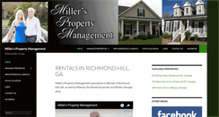 Desktop Screenshot of millerspropertymanagement.com