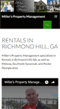 Mobile Screenshot of millerspropertymanagement.com