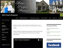 Tablet Screenshot of millerspropertymanagement.com